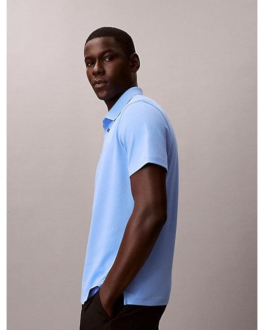 Calvin Klein Multicolor Pima Cotton Polo Shirt for men