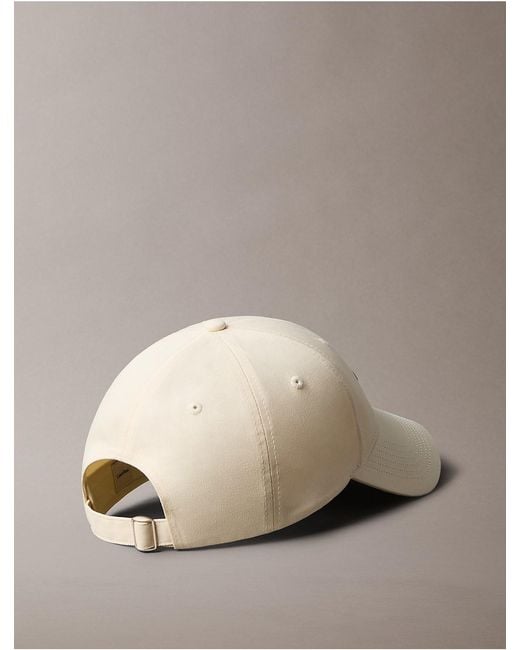 Calvin Klein White Standard Baseball Cap for men