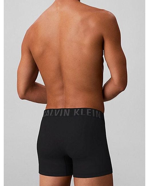 Calvin Klein Green 3 Pack Boxer Briefs Intense Power Cotton for men