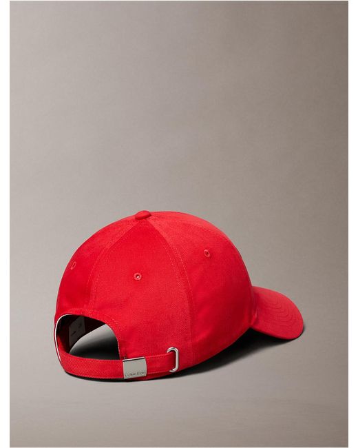 Calvin Klein Layered Monogram Logo Graphic Baseball Cap for men
