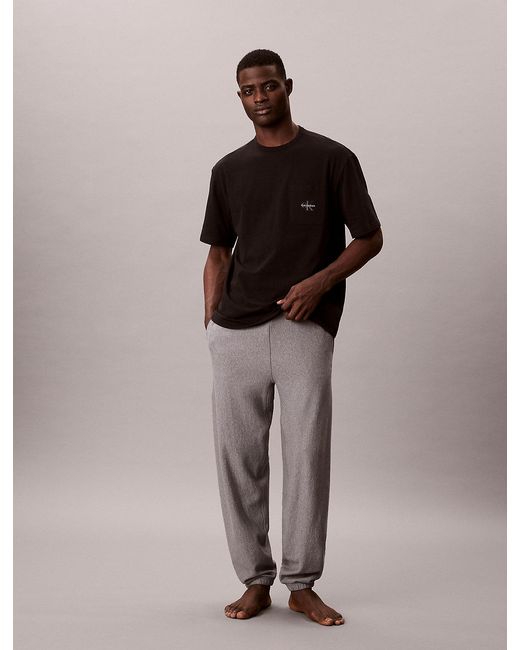 Calvin Klein Black Pyjama T-Shirt for men