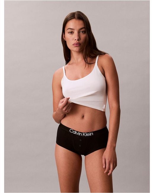 Calvin Klein Gray Maximum Cotton 5-Pack Boyshort