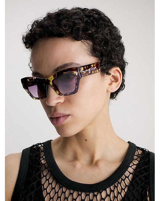 Calvin Klein Purple Butterfly Sunglasses
