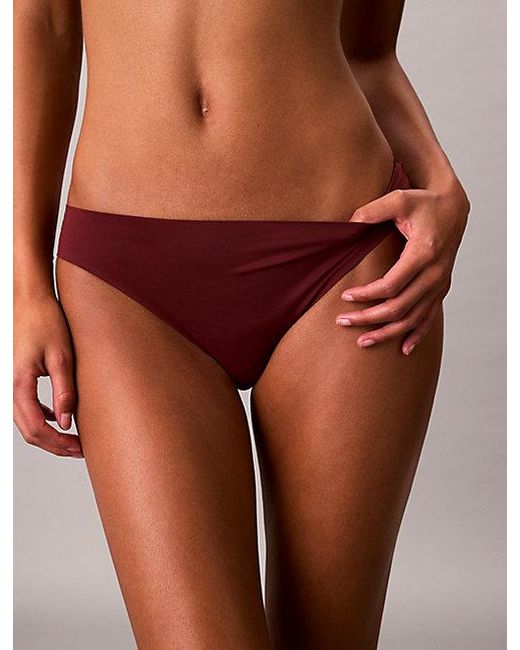 Calvin Klein Red Bikini Briefs Perfectly Fit Lace