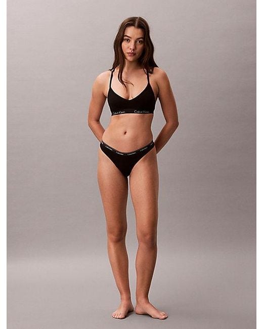 Calvin Klein Metallic 7 Pack Thongs Icon Logo