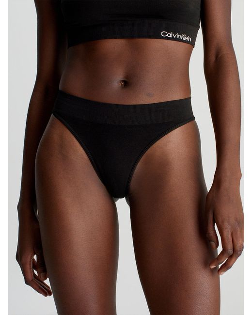 Calvin Klein Multicolor High Waisted Bikini Bottoms - Ck Meta Essentials