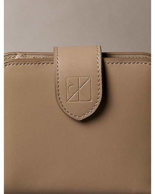 Calvin Klein Multicolor Square Nappa Leather Rfid Wallet