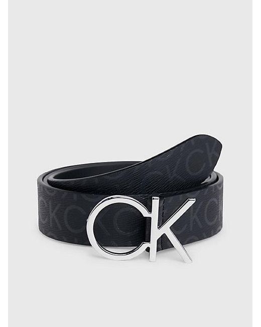 Cinturón con logo Calvin Klein de color Blue