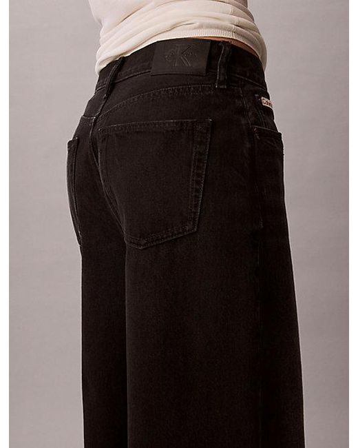 Calvin Klein Black Jeans Relaxed Barrel Jeans