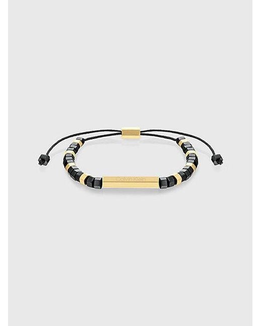 Calvin Klein Multicolor Adjustable Beaded Bracelet