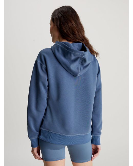 Calvin Klein Blue French Terry Hoodie