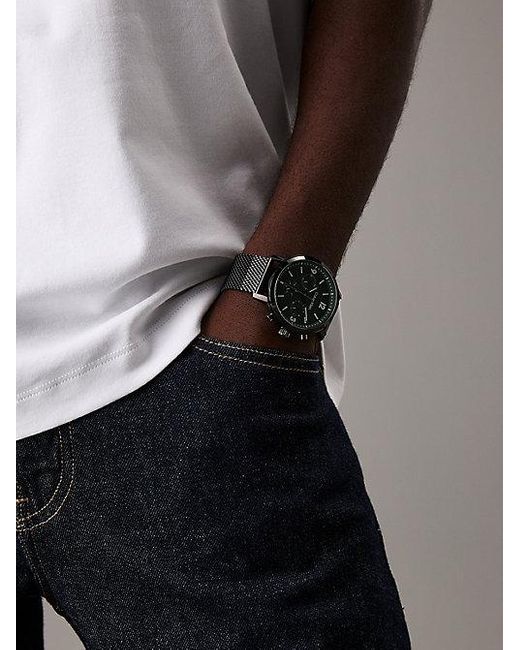 Calvin Klein Multifunctioneel Armbandhorloge in het Green voor heren