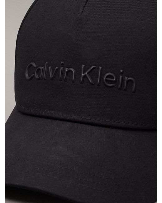 Calvin Klein Black Twill Cap for men