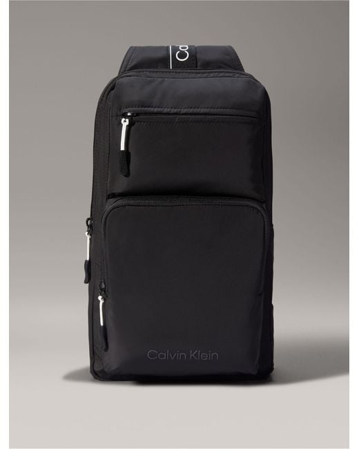 Calvin Klein Black Ck Sport Sling Bag for men
