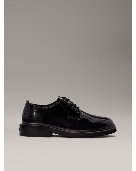 Calvin klein patent leather loafers sales