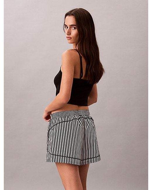 Calvin Klein Multicolor Pyjama Shorts Cotton Poplin