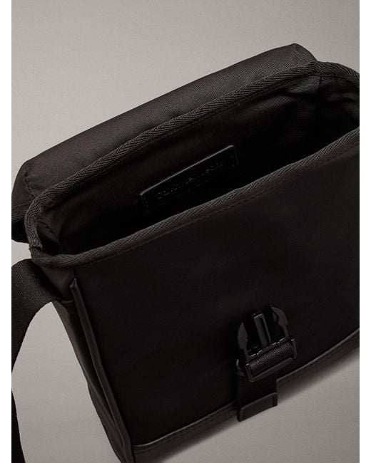 Borsa Reporter Piatta di Calvin Klein in Black da Uomo