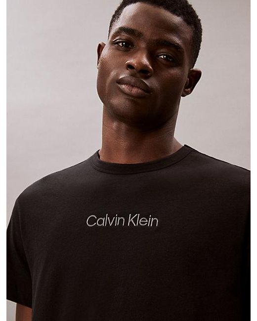 Calvin Klein Pyjamaset Met Short in het Black voor heren