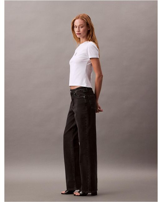 Calvin Klein Brown 90S Straight Jeans