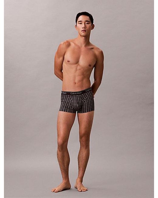 Bóxeres ajustados de tiro bajo - Micro Stretch Cooling Calvin Klein de hombre de color Multicolor