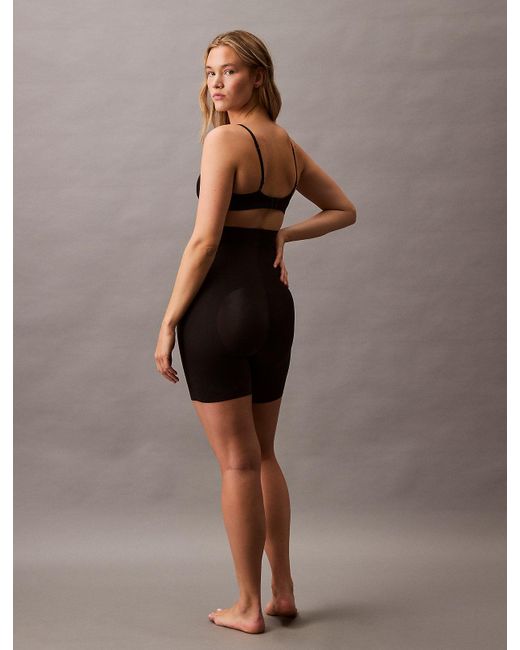 Calvin Klein Brown High Waisted Shapewear Shorts