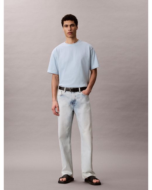 Calvin Klein Gray 90's Straight Jeans for men