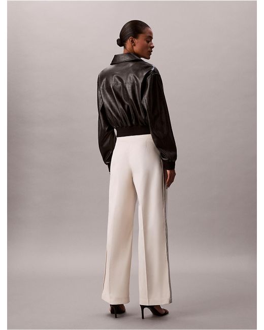 Calvin Klein Multicolor Calvin Klein Cotton Twill Logo Tape Pants