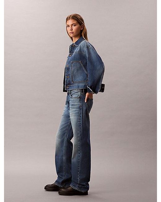 Calvin Klein Blue Jeans 90S Straight Jeans