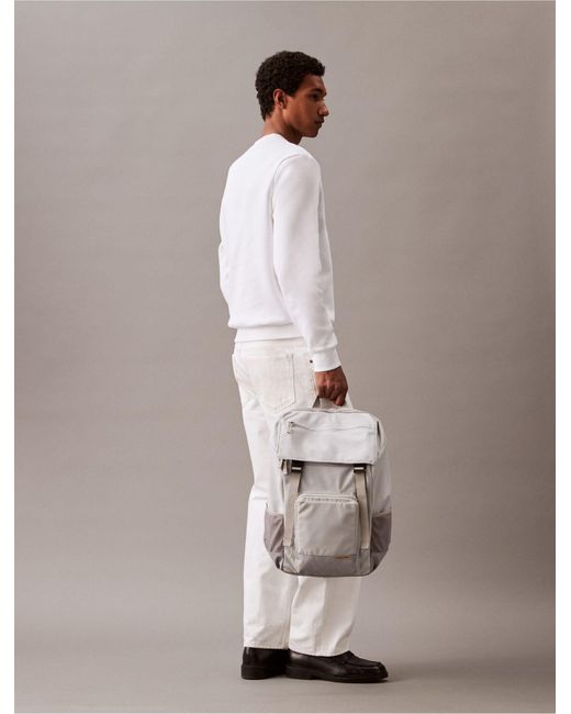 Calvin Klein Gray Utility Backpack for men