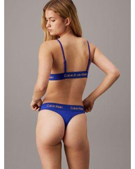 Calvin Klein String Bikinibroekje - Ck96 in het Blue