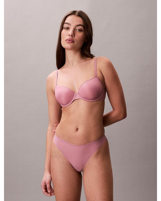 Calvin Klein Pink Demi T-Shirt Bra