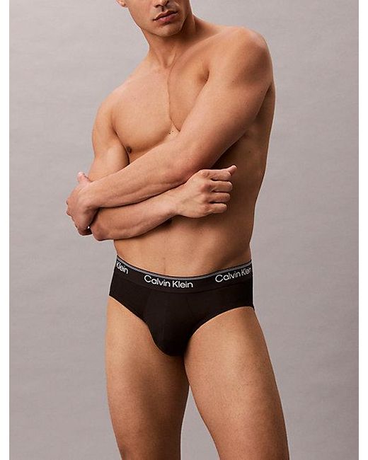 Calvin Klein 5-Pack Slips in het Black voor heren