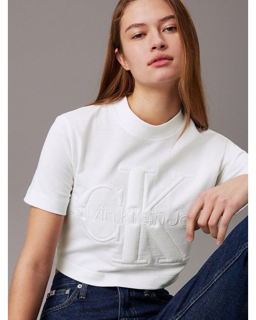 Calvin Klein Blue Monogram T-shirt