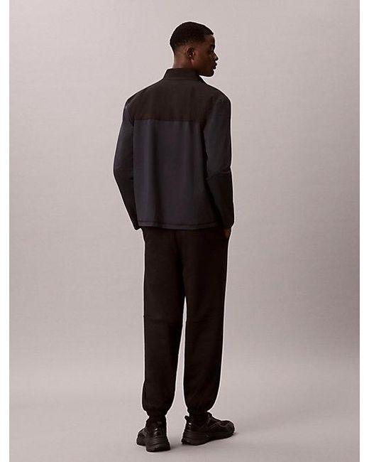 Calvin Klein Black Sport Heavyweight French Terry Joggers for men