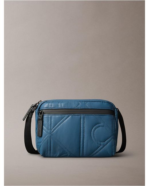 Calvin Klein Blue Puffer Camera Bag for men