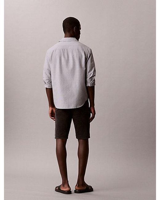 Calvin Klein Multicolor Jeans Slim Denim Shorts for men
