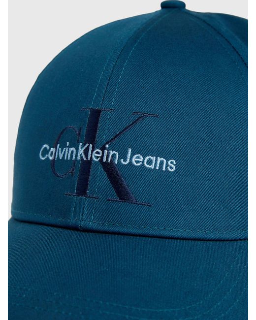 Calvin Klein Blue Twill Logo Cap for men