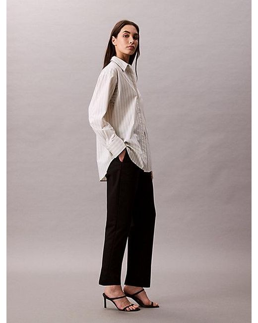 Calvin Klein Natural Cotton Stretch Straight Chino Pants