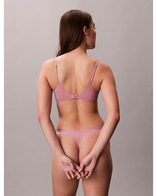 Calvin Klein Pink Demi T-Shirt Bra