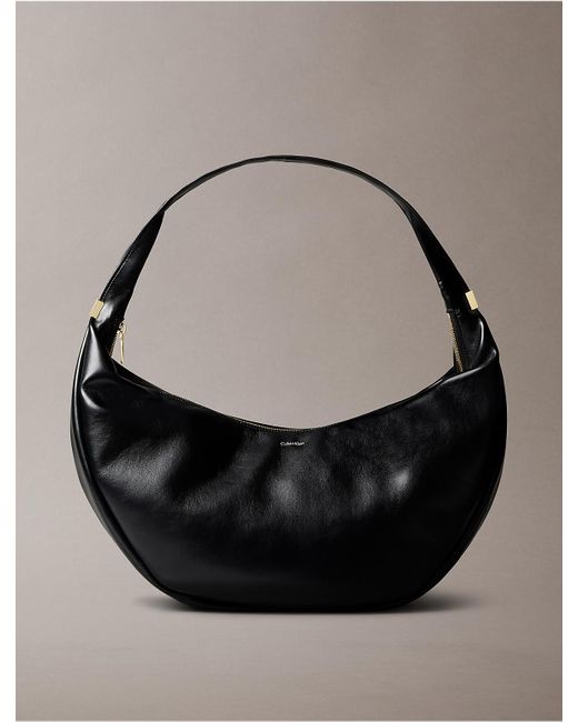 Calvin Klein Black Crescent Shoulder Bag