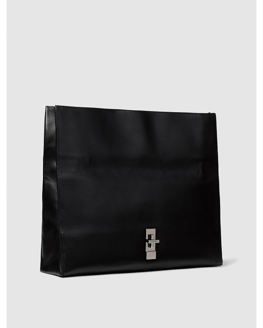 Calvin Klein Black Leather Clutch