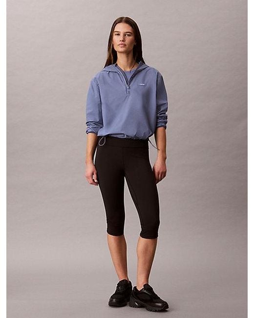 Calvin Klein Purple Sport Water Repellent Performance Windbreaker