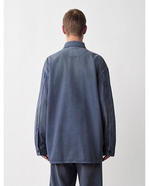 Calvin Klein Blue Kostas Shirt Jacket for men