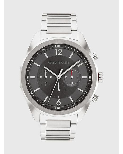 Calvin Klein Multifunctioneel Armbandhorloge in het Gray voor heren