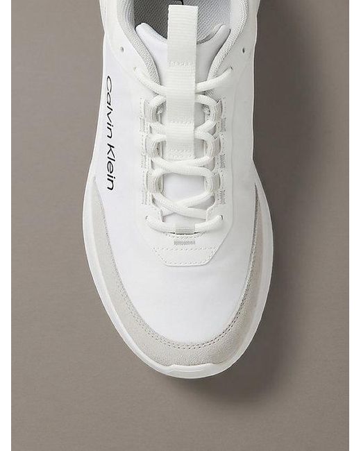 Calvin Klein Metallic Ck Curve Lightweight Runner Trainers for men