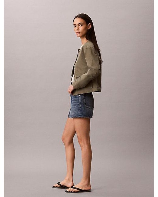 Calvin Klein Canvas Jack in het Brown