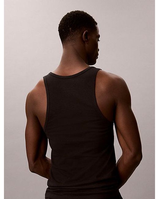 Calvin Klein Green 3 Pack Tank Tops for men