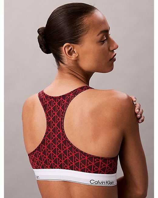 Calvin Klein Ongevoerde Bralette in het Multicolor