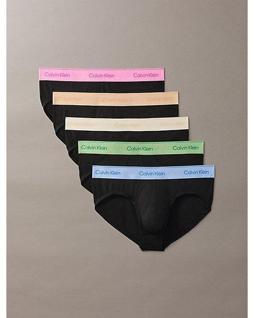 Calvin Klein 5-Pack Slips in het Purple voor heren