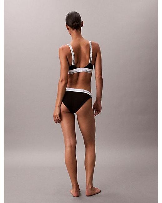 Calvin Klein Brown Leicht Gepolsterter Bralette